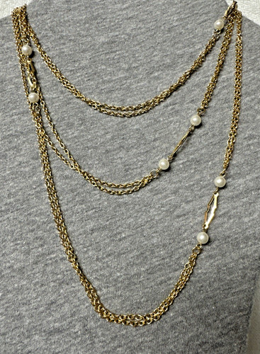 Collana perle finte estate - finte,