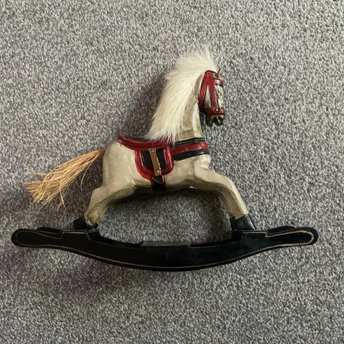 Cavallo dondolo legno - cavallo,