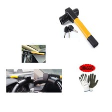 PER NISSAN MICRA 2010 ANTIFURTO BLOCCASTERZO-VOLANTE AUTO MECCANICO UNIVERSALE+