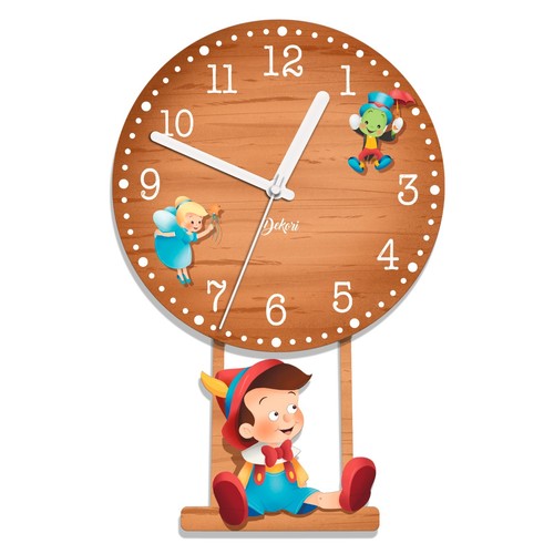 Orologio legno pendolo - a,