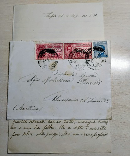 Storia postale 1919 lettera - 1919,