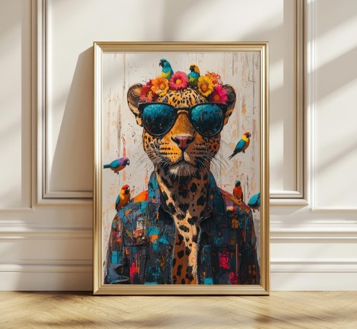Poster leopardato x 70 - x,