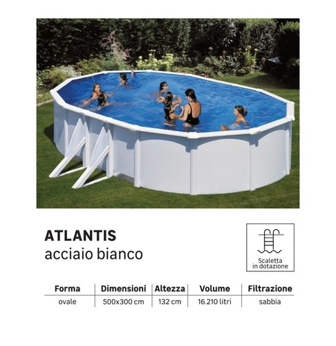 Piscina rettangolare nuova 5x3 - nuova,