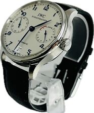 Orologio Uomo IWC Portugieser 7day IW500107 Automatico Bianco Ottimo A2634