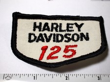  Harley Motorcycle 125 Patch _
