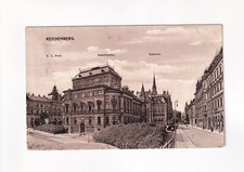 983) REICHBERG - K.K. Posta - teatro comunale e municipio - VECCHIO! 1908