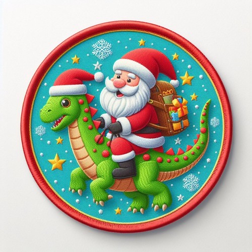 Babbo natale cavalcando - cavalcando, un