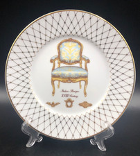 Piatto decorativo muro parete soprammobile Poltrona Italian Barocco Limoges oro