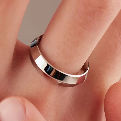 Anello uomo fedina - anello,