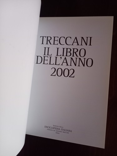 Treccani libro dell anno - libro, dell'anno