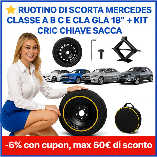 Ruotino scorta mercedes - ruotino, di