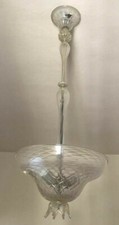 BAROVIER MURANO LANTERN CHANDELIER VETRO SOFFIATO BLOWN GLASS1940