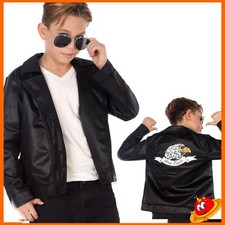 Bambino Giacca Nera Grease