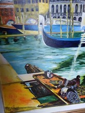 Dipinto olio su tela Opera