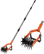 Walensee Strumento di Coltivazione Rotante, Fresa Manuale da Giardino Regolabile con St Inox