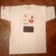 T-SHIRT COTONE MEDIUM DESORDER SUBBUTEO MANCHESTER UTD-ROMA 7-1