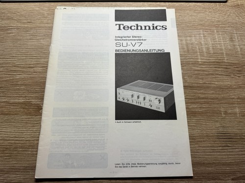 Technics manuale istruzioni - di,