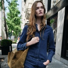 CAMICIA ZARA SLIM DENIM