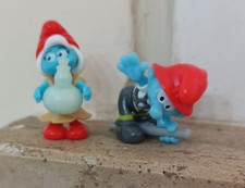 Coppia Puffi Kinder Sorpresa