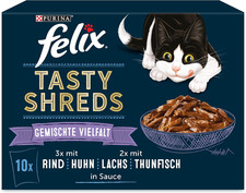 Felix Tasty Shreds cibo per