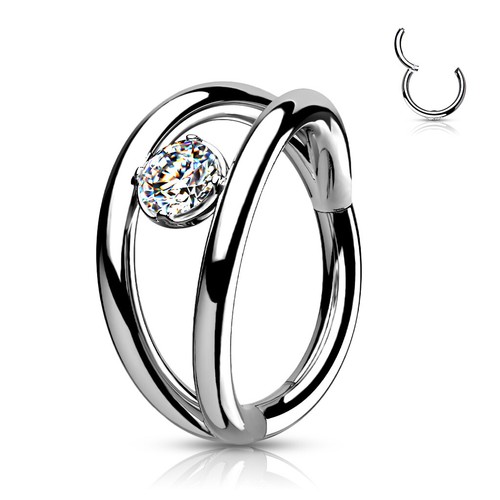 Twin hoop segment ring - hoop,