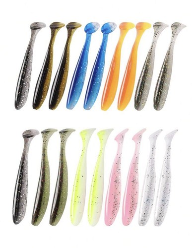 Gomme pesca 3cm - 6,3cm, esche