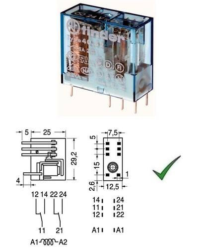 Relè relay 230v 230vca - 230v,
