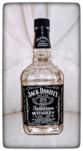 Jack daniel bottiglia vuota - bottiglia,
