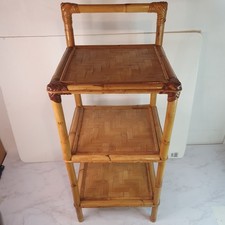 Scaffale tavolo vintage canna