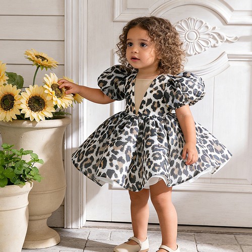 Vestito bambina chiffon