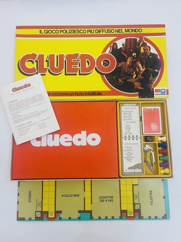 Gioco scatola cluedo - gioco,