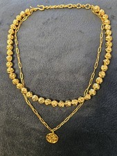 Collana catena di perline a