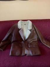 Splendida giacca giaccone montone Shearling originale anni 90 tg 54