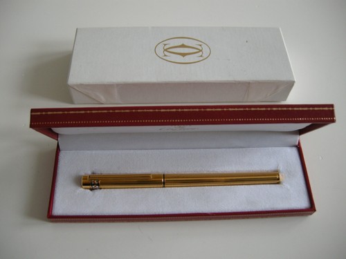 Cartier stilografica oro - cartier,