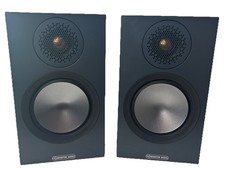 Monitor Audio Bronze 50 6G Bookshelf Speakers Black Pair Open Box Hi-Fi High end