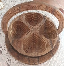 Centrotavola legno cesto