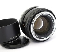 Obiettivo Canon FD 55mm 1.2 cromato garanzia 1 anno