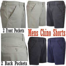 Pantaloncini chino uomo cotone