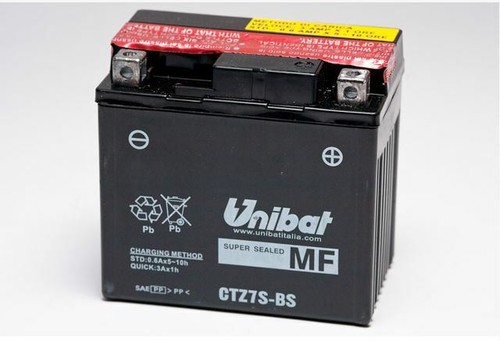 Batteria moto unibat agm 12v - batteria,
