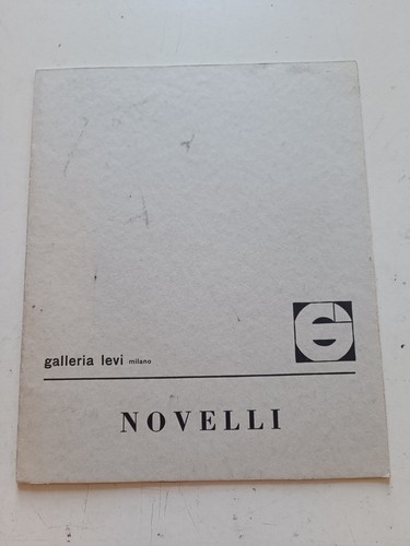 Gastone novelli galleria levi - gastone,
