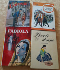 Lotto 4 libri romanzi ragazzi anni '60 Illustrati