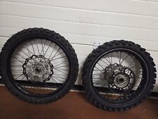 KTM CERCHI EXCEL GOMME DISCHI CORONA 2016 2019 SX SXF 21 19 FRONT REAR WHEEL SET