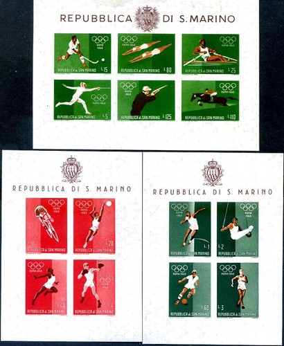 San marino 1960 foglietti - san,