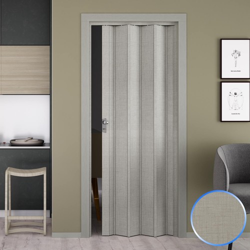 Porta soffietto pvc grigio con - porta,