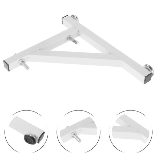 Morsetto pegboard bianco - morsetto, su