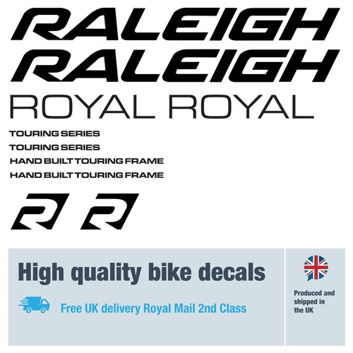 Raleigh royal decalcomanie - raleigh,