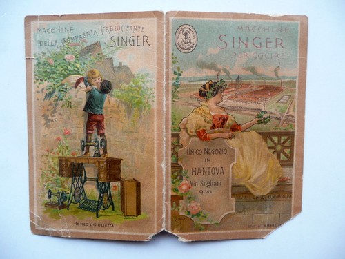 Calendarietto singer macchine - calendarietto,