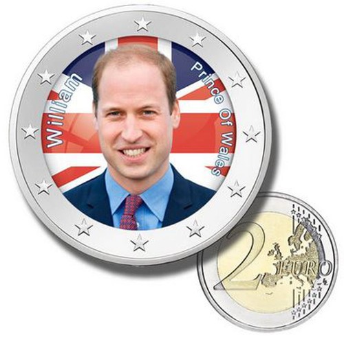 Moneta euro a colori - euro,
