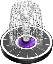 2024 Nuovo Fontana Solare,3.5W Fontana Da Giardino Esterno Con 8 Ugelli E 4 Fiss