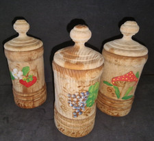 Set 3 Barattoli Legno